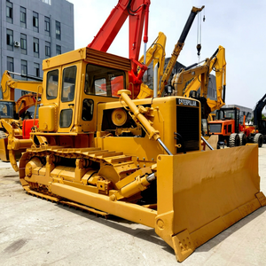 รถดันดินตีนตะขาบ Caterpillar D6D มือสองจากญี่ปุ่นแท้ เครื่องยนต์ CAT 3306 รถดันดินขนาดกลาง พร้อมริปเปอร์ สำหรับงานก่อสร้างปรับระดับพื้นดิน - Product Image 1