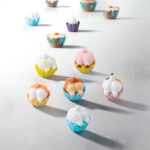 <span class=keywords><strong>Dessin</strong></span> <span class=keywords><strong>animé</strong></span> 3D résine artisanat figurines miniatures Corgi ours mouton <span class=keywords><strong>cochon</strong></span> canard cul Animal fesses queue caractère Style tasse gâteau enfant jouets - Product Image 3