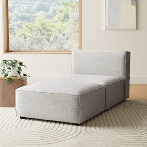 Lüks salon İtalyan tasarımcı CouLiving odası kanepe Set mobilya Modern kesit kumaş kadife modüler kanepe - Product Image 3