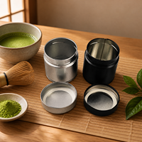 Boîtes à matcha en gros 30g 50g – Contenants/boîtes/emballages métalliques de luxe hermétiques pour matcha