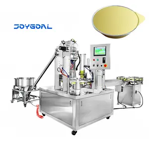 Aluminum Can Auger Cup Automatic Coffer Dry Milk Powder Small Bottle Filling Machines For Food