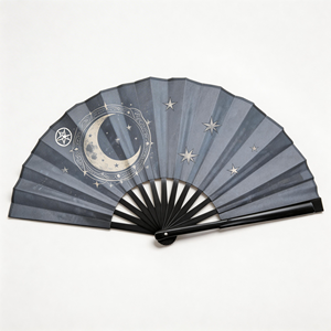 Abanicos Tradicionales Hechos a Mano, Abanico Plegable con Logotipo Personalizado, Abanico de Bambú con Sonido al Abrir, Abanico Promocional Personalizado - Product Image 2