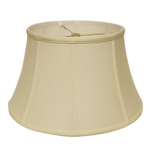 HMS 15 \ "tamburo in plastica di lino avorio senza paralume tradizionale asiatico moderno cinese minimalista linea trasparente per l'illuminazione - Product Image 1