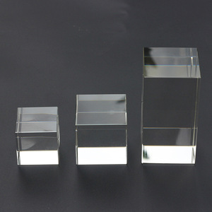 Vente en gros de cristaux transparents K9 personnalisés de haute qualité pour gravure laser 3D - Product Image 1