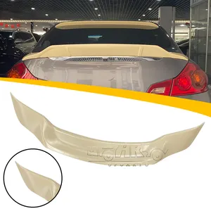 Carbon Fiber R Style Rear Trunk Coupe Wing Spoiler For Infiniti G37 G25 4 Door Sedan 2007 2008 2009 2010 2011 2012 2013-2015