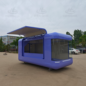 Remorque alimentaire mobile personnalisable avec éclairage LED pour la vente de nourriture de rue, boulangerie, café et boutique de bubble tea - Product Image 2