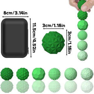 Set di 6 Palline Magnetiche Deboli, Giocattoli Rilassanti per Bambini e <span class=keywords><strong>Adulti</strong></span> con Stimolazione Sensoriale Testurizzata - Product Image 1