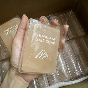 Wholesale OEM Suppliers Private Label Natural Organic Gift For Women Relief Massage Spa Used Himalayan Salt Soap
