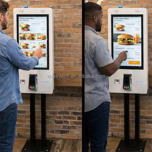 Terminale di Pagamento con Scanner di Codici QR WUXIN, Chiosco Self-Check-in, Macchina per Pagamenti con Carta di Credito, Chiosco Informativo con Schermo Touch per Centri Commerciali - Product Image 3