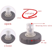 Bouteille d'eau pliable OEM/ODM 300ML 500ML en TPU avec valve à morsure rotative pour la course – Gourde souple pliable