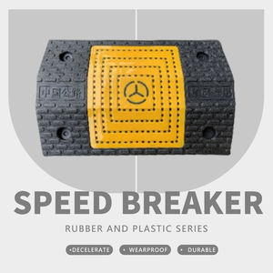 Fabricant Fournisseur Strict <span class=keywords><strong>Qc</strong></span> Control Avertissement de nuit de haute qualité Incrustation jaune Caoutchouc et plastique Ralentisseurs - Product Image 2