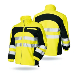 LX HI Vis ветрозащитная мягкая куртка водонепроницаемая Светоотражающая Защитная куртка со светоотражающей лентой
