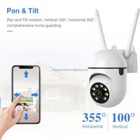 360° Pan Tilt AI Binnencamera met Tweerichtingsaudio Mobiele Tracking 4MP WiFi Wand-/Plafond-/Platte Montage