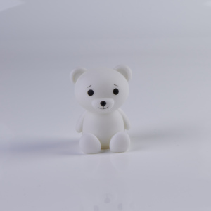 Teddy Bear Night <strong>Light</strong> Battery Operated-Warm White LED Lamp Small Size Switch Control for Kids Bedroom <strong>Nursery</strong> Lighting - Product Image 5