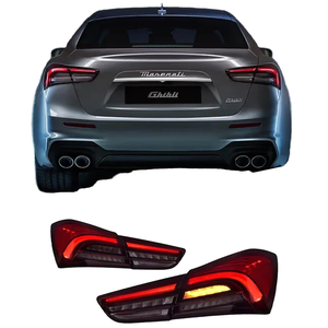 Auto achterlichten set voor Maserati Ghibli 2012-2020, gemodificeerde achterlichten 2021 <span class=keywords><strong>LED</strong></span> <span class=keywords><strong>highlight</strong></span> knipperlichten accessoires - Product Image 1
