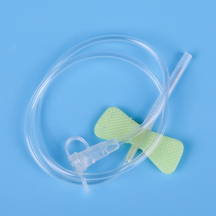Suministros de infusión médica para uso hospitalario 20/21/22/23/24/25/26G Conjunto de aguja de mariposa estéril desechable para vena del cuero cabelludo