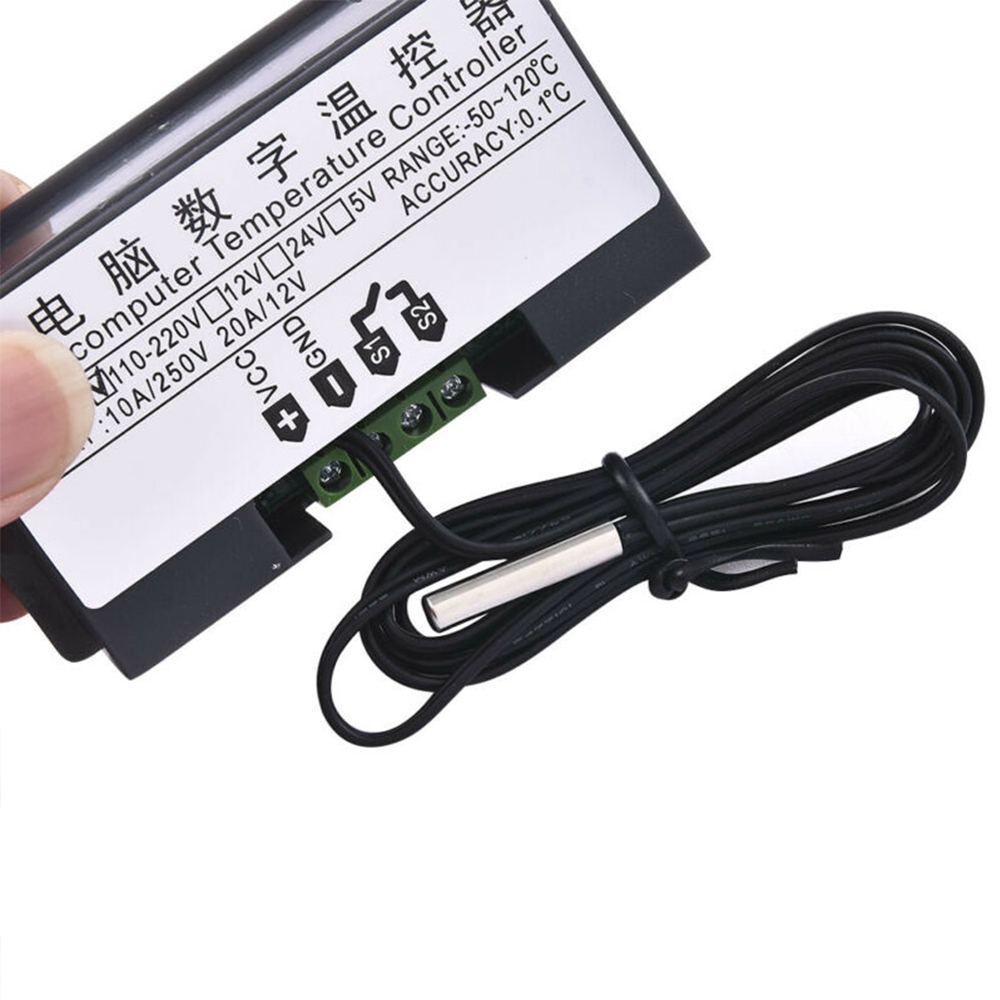Controllore Temperatura Per Incubatrici Regolatore Di Temperatura 12V Digitale - Termostato Microcomputer Con Sensore, Per Incubatrici, Impianti HVAC E Controllo Industriale Termostato Pompa Di Calore Controllore Temperatura Per Incubatrici Regolatore Di Temperatura 12V Digitale - Termostato Microcomputer Con Sensore, Per Incubatrici, Impianti HVAC E Controllo Industriale Termostato Pompa Di Calore