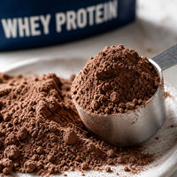 Poudre de protéines de lactosérum au chocolat 24g Protéines BCAA OEM ODM Supplément à marque privée