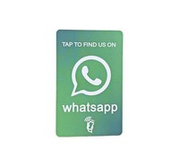Carte de visite professionnelle NFC programmable ISO 14443A en PVC avec code QR 215, pour réseaux sociaux, avis Google, support mini-étiquette RFID, paiement hôtelier