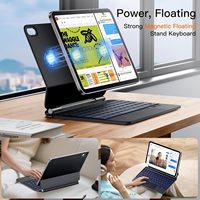 Clavier Magique Magnétique Multitouch Slim Scissor Key avec Trackpad pour iPad A16 11 pouces 11e/10e Génération, Disposition Personnalisée
