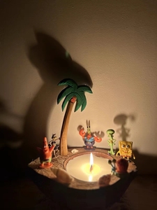 เทียนหอมกลิ่นมะพร้าวจากขี้ผึ้งถั่วเหลือง <span class=keywords><strong>RURU</strong></span> ดีไซน์สร้างสรรค์ ทำด้วยมือ กลิ่นหอมธรรมชาติ ติดทนนาน เหมาะเป็นของขวัญวันหยุดคริสต์มาส - Product Image 6