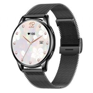 Montre connectée étanche pour <span class=keywords><strong>femme</strong></span> Wonlex DW26, écran tactile, <span class=keywords><strong>bracelet</strong></span> de fitness, montre connectée, couleurs tendance noir, rose, gris - Product Image 2