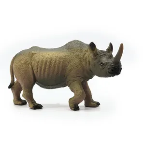 OEM ODM جامبو البلاستيك الحيوانات أرقام الغزلان الجمل الفهد وحيد القرن الحصان الماعز كبيرة الحيوان العالم دمية بلاستيكية للأطفال