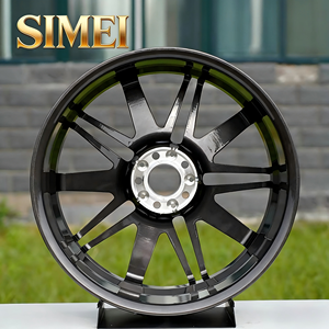 Rines de Aleación Forjados Cóncavos de Lujo SIMEI para Autos <span class=keywords><strong>Tesla</strong></span>, Mercedes, BMW, 5x114.3, 5x120, 5x130, 16, 18, 19, 20, 22 Pulgadas - Product Image 4