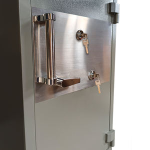 Caja fuerte gris de gran capacidad de grado industrial con cerradura de Llave doble Bóveda de alta seguridad para almacenamiento de depósitos seguros de objetos de valor - Product Image 3