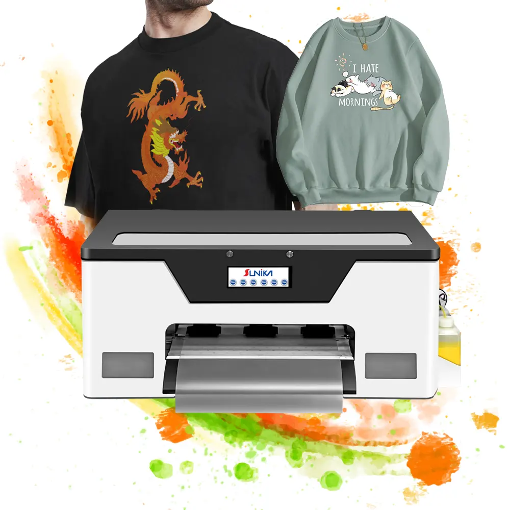 Sunika 30cm t-shirt EPSON macchina da stampa DTF stampante a getto d'inchiostro originale testina di stampa F1080 produttore A3 Digital Dimension Sale