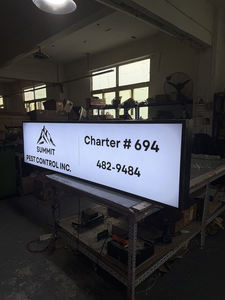 3*2FT/91.5*61cm Double Sided <b>Silver</b> Aluminum High Brightness Rectangle LED <b>Light</b> Box for Business Outdoor Advertising Signage - Product Image 6