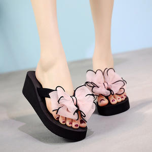 Pabrik grosir sandal jepit bunga pantai musim panas wanita - Product Image 6