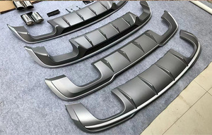 เหมาะสำหรับรถยนต์ <span class=keywords><strong>Audi</strong></span> A3 Sedan และ Hatchback ปี 2014-2019 ชุดแต่งอัพเกรด <span class=keywords><strong>S3</strong></span> ปลายท่อไอเสียแบบสี่ช่อง  ลิ้นกันชนหลัง - Product Image 5