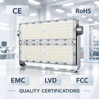 Projecteurs LED modulaires d'extérieur 200W 240W avec support rotatif pour usine et entrepôt