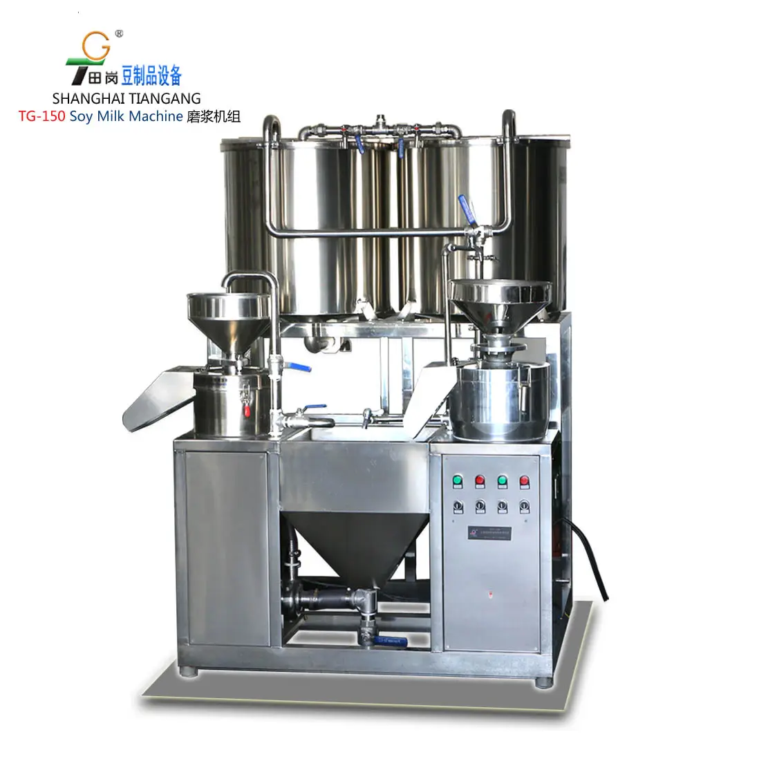 TG-150 de fabricación de leche de soja automática, máquina comercial de acero inoxidable