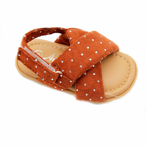 Sandalias a la moda <span class=keywords><strong>para</strong></span> <span class=keywords><strong>niñas</strong></span>, novedad de verano, suela blanda tejida, antideslizante, banda cruzada, diamantes de imitación, moda Bohemia, sandalias <span class=keywords><strong>para</strong></span> bebés - Product Image 2