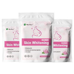 C101 Natural Herbal <b>Tea</b> 14 Pyramid Teabags Whitening Brightly white skin Dahurica Coix Seed Licorice Hibiscus Rose Lemon <b>Peach</b> - Product Image 2