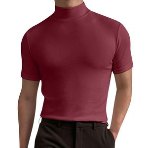 XXM8946- Camiseta Elástica de Cuello Semialto Transpirable y Moderna para <span class=keywords><strong>Hombre</strong></span> - Product Image 3