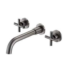 Hiện đại giấu lưu vực vòi, Brass chia lưu vực mixer, kép xử lý xoay Ổ cắm ống lưu vực vòi nước - Product Image 1