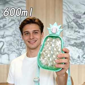 Pajita de Piña Reutilizable, Ecológica, Impermeable, Portátil para Niños, de Plástico, con Apariencia Estética, Venta al Por Mayor - Product Image 1
