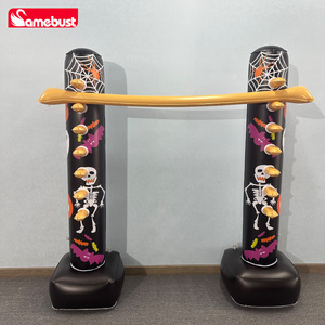 Barre de saut en hauteur gonflable Samebust, PVC, lumineuse, pour Halloween, jeu de fête en extérieur ou en intérieur, pour enfants et adultes, unisexe - Product Image 2