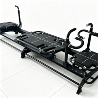 Elink E-36 Reformer de Pilates Ajustable de Aluminio, Grado Comercial, Multifuncional, Portátil, Ecológico, para Estudio de Yoga y Fitness