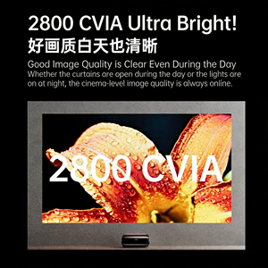 Proyector Láser Triple 4K de 2800 Lúmenes CVIA, JMGO O2 Ultra 0.18:1 UST con Enfoque Automático, <span class=keywords><strong>Cine</strong></span> <span class=keywords><strong>en</strong></span> Casa - Product Image 4