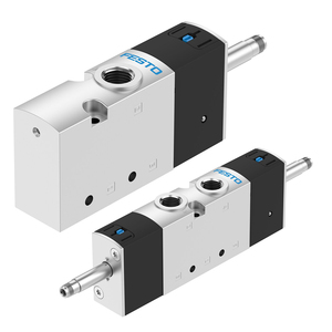 Vanne solénoïde pneumatique de commande directionnelle série VUVS, 3/2 ou 5/2 voies, pour air comprimé, modèle VUVS-L25-B52-D-G14 - Product Image 1