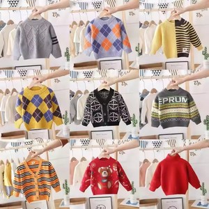 Automne et hiver <span class=keywords><strong>pull</strong></span> en tricot pour enfants motif de <span class=keywords><strong>Noël</strong></span> conception de bébé <span class=keywords><strong>garçon</strong></span> en coton chaud avec décoration Jacquard - Product Image 1