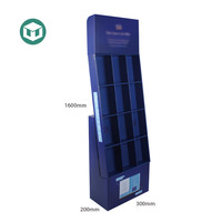Nouveau présentoir de sol en carton pour papeterie, présentoir de papeterie, présentoir de stylos en carton