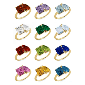 Anillos de Piedras Preciosas Personalizados Gemnel, Estilo Hailey, Reciclados, S925, con <span class=keywords><strong>Topacio</strong></span> <span class=keywords><strong>Azul</strong></span> y Citrino Dorado, Nueva Tendencia - Product Image 6