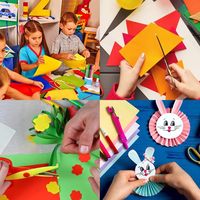 Papier artisanal de haute qualité en gros, feuilles de papier A4 colorées en couleurs assorties pour l'école, le bureau et les projets artistiques DIY