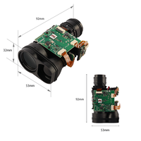 Module de télémètre laser longue portée précis Cmos 3000m Module de capteur Lidar intégré dans le drone thermique