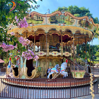 Wahana Taman Hiburan, Kuda Putar, Permainan Pesta Hiburan, Marry Go Round untuk Dijual
